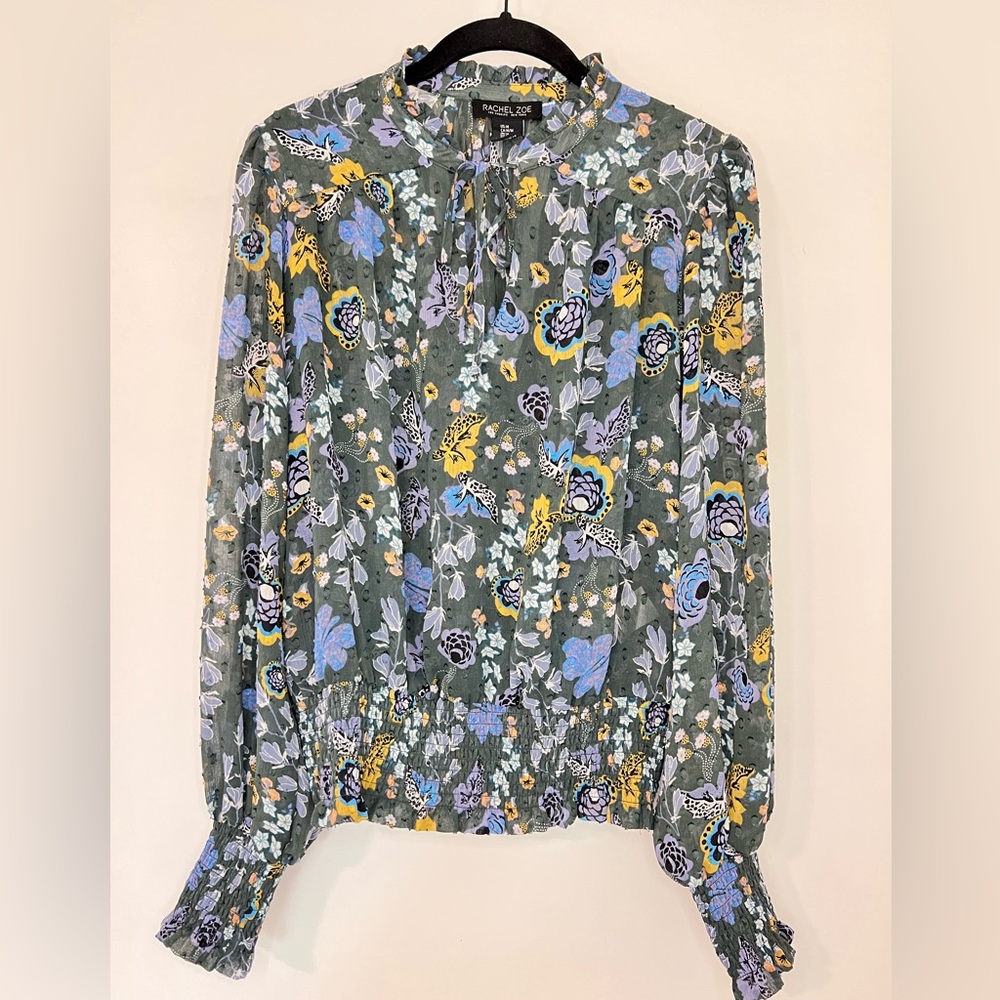 Rachel Zoe Multicolor Floral Blouse